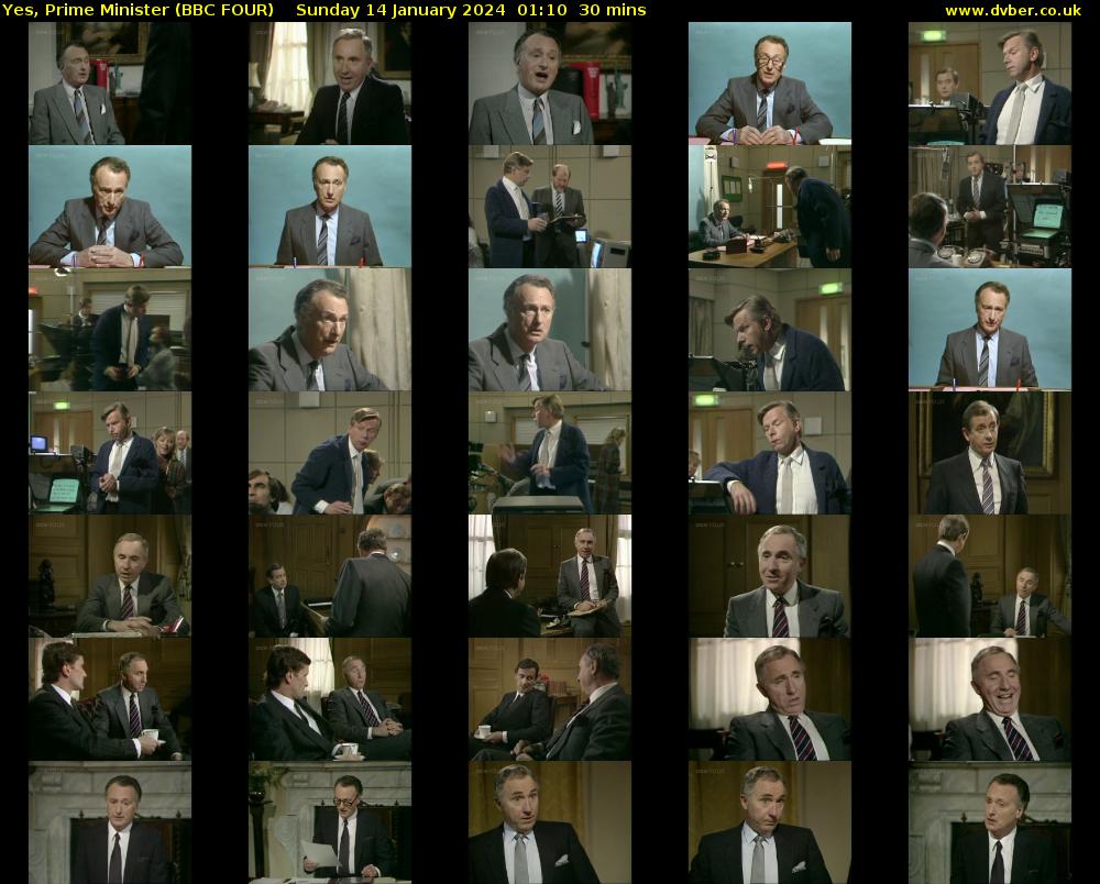 Yes, Prime Minister (BBC FOUR) Sunday 14 January 2024 01:10 - 01:40