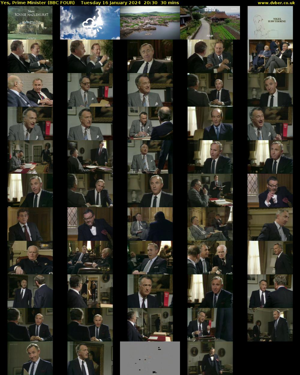 Yes, Prime Minister (BBC FOUR) Tuesday 16 January 2024 20:30 - 21:00