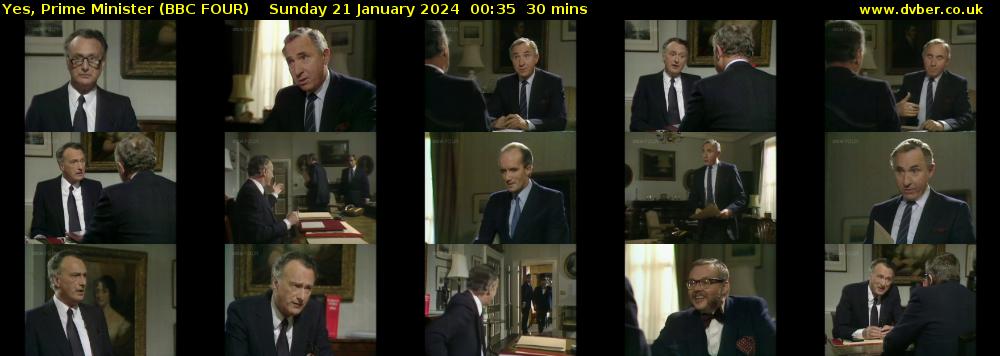 Yes, Prime Minister (BBC FOUR) Sunday 21 January 2024 00:35 - 01:05