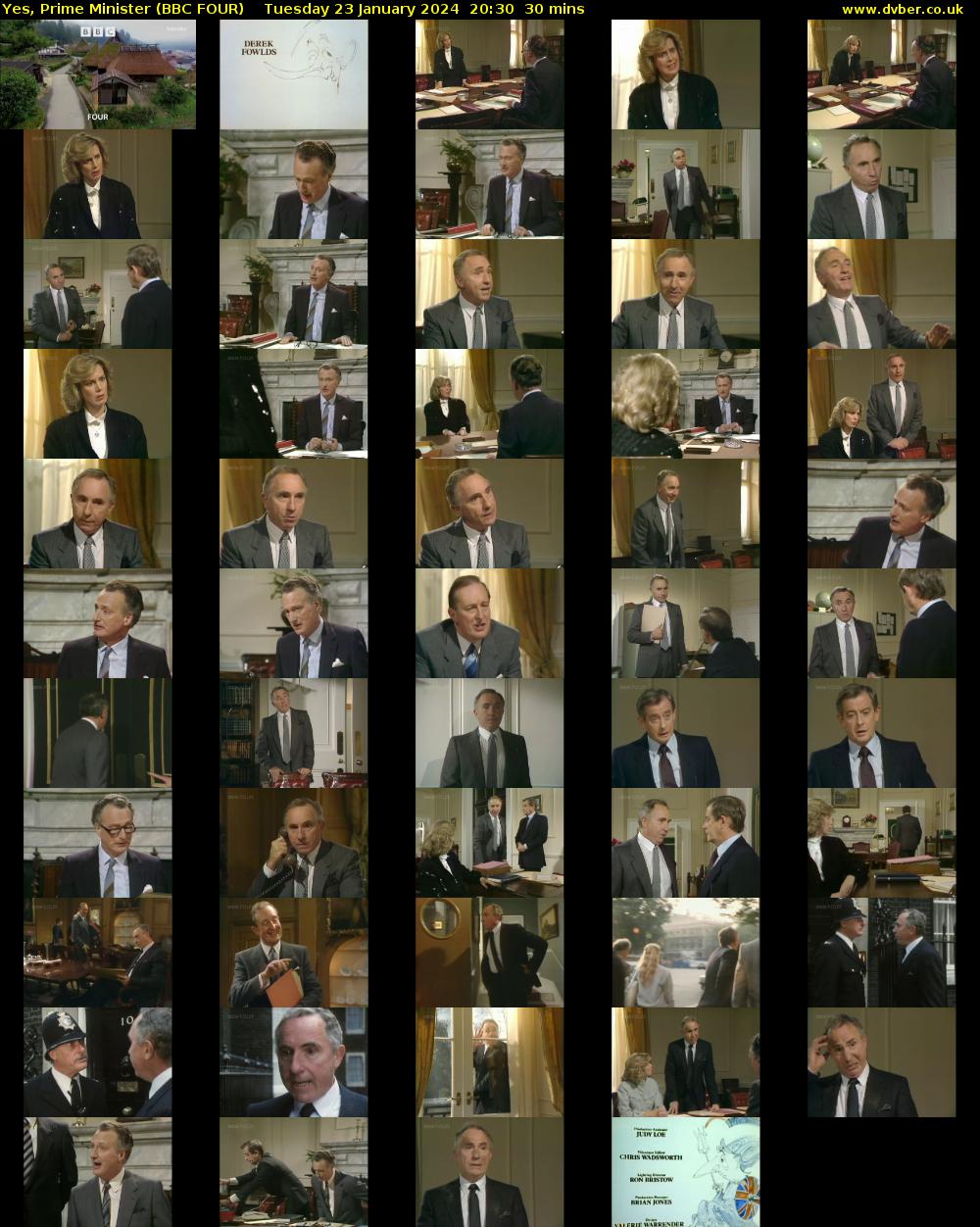 Yes, Prime Minister (BBC FOUR) Tuesday 23 January 2024 20:30 - 21:00