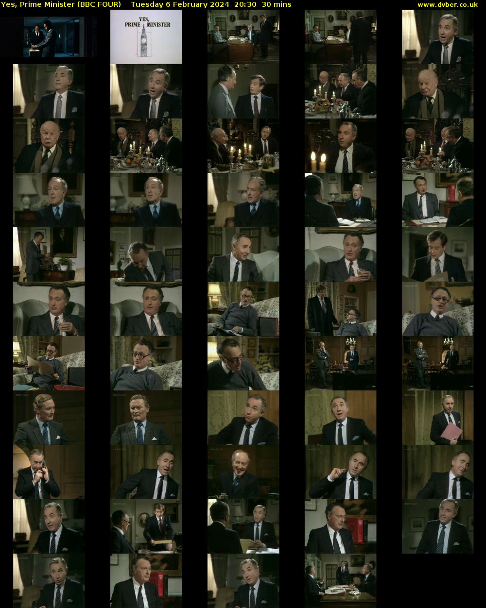 Yes, Prime Minister (BBC FOUR) Tuesday 6 February 2024 20:30 - 21:00