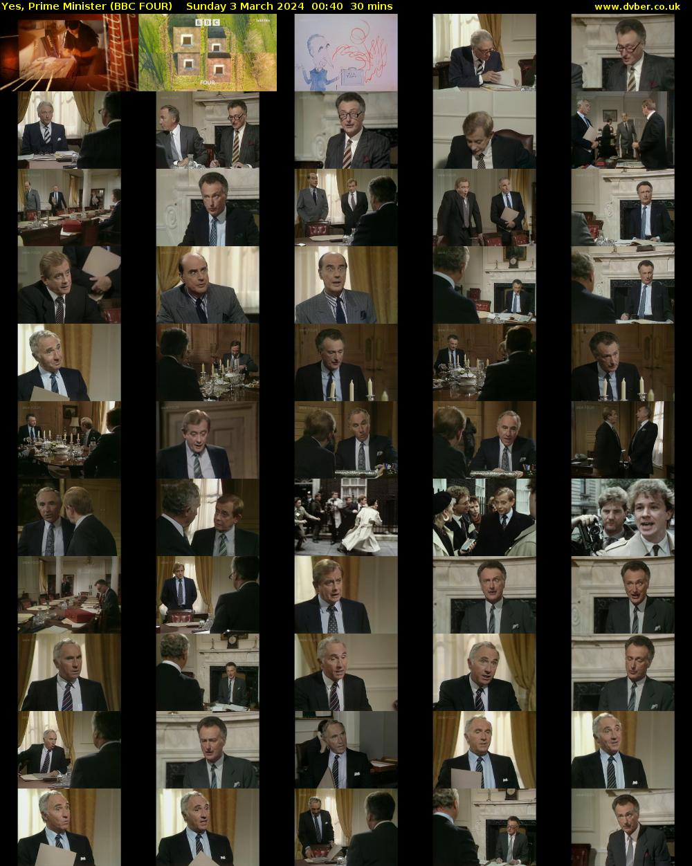 Yes, Prime Minister (BBC FOUR) Sunday 3 March 2024 00:40 - 01:10
