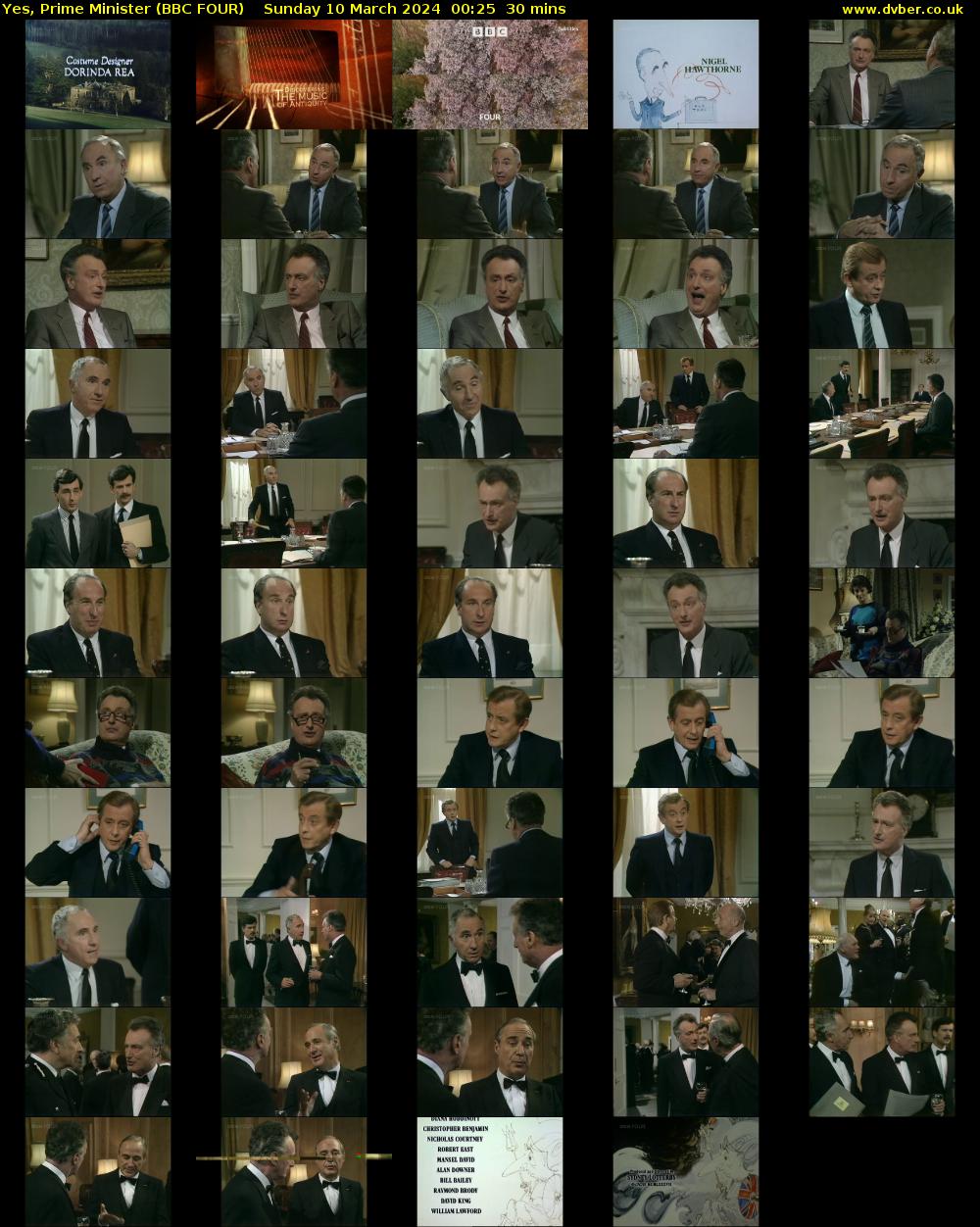 Yes, Prime Minister (BBC FOUR) Sunday 10 March 2024 00:25 - 00:55