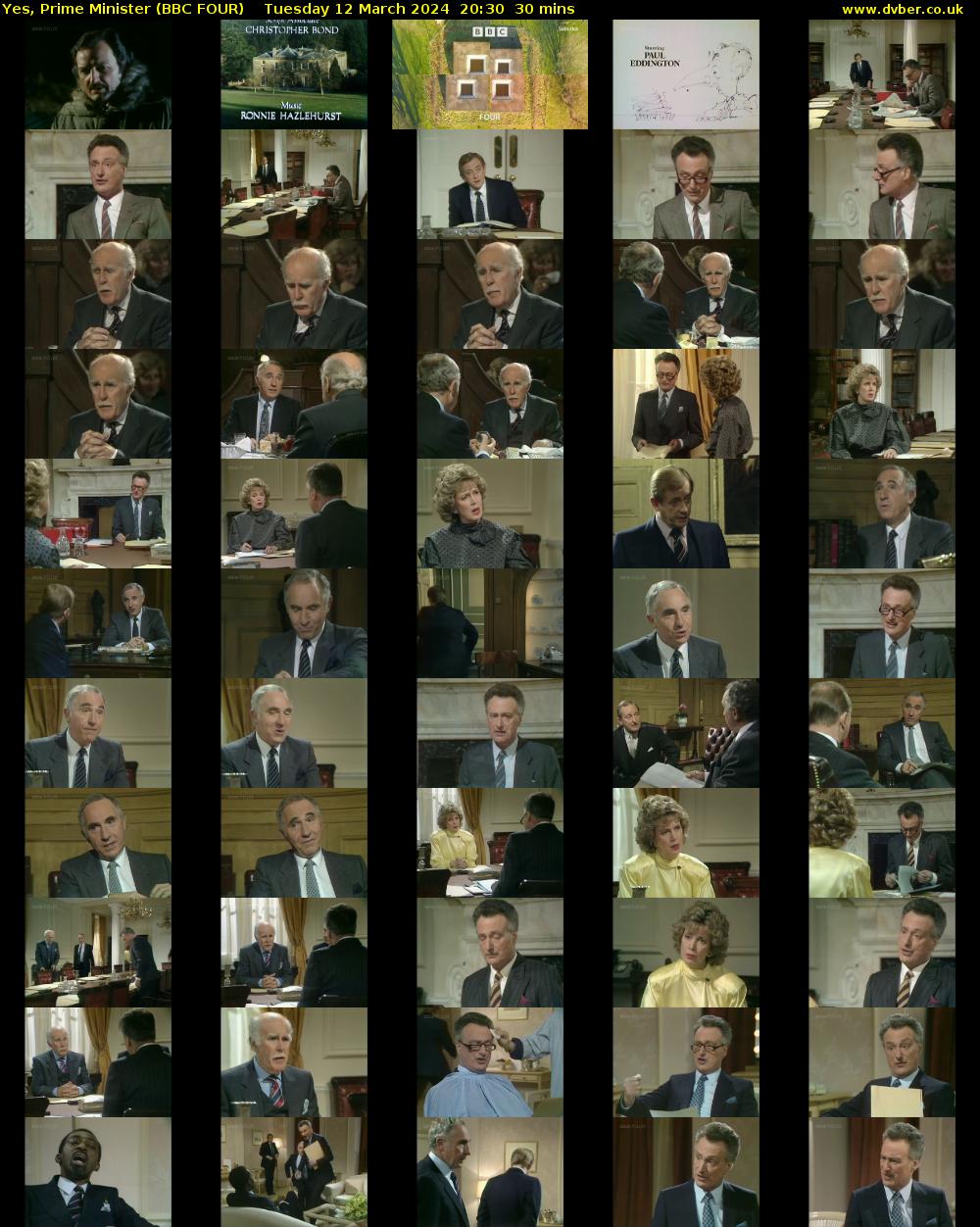 Yes, Prime Minister (BBC FOUR) Tuesday 12 March 2024 20:30 - 21:00