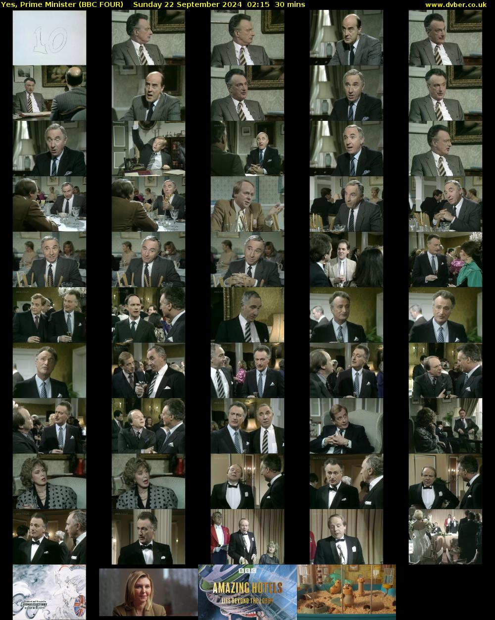 Yes, Prime Minister (BBC FOUR) Sunday 22 September 2024 02:15 - 02:45