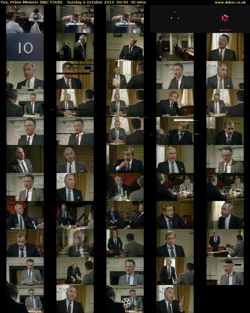 Yes, Prime Minister (BBC FOUR) Sunday 6 October 2024 00:40 - 01:10
