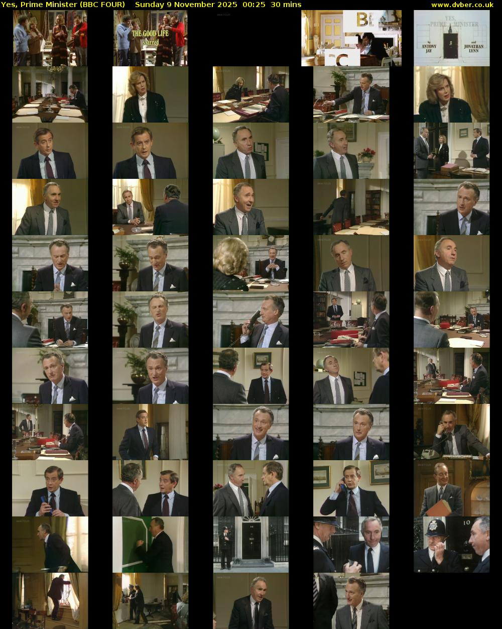 Yes, Prime Minister (BBC FOUR) Sunday 9 November 2025 00:25 - 00:55