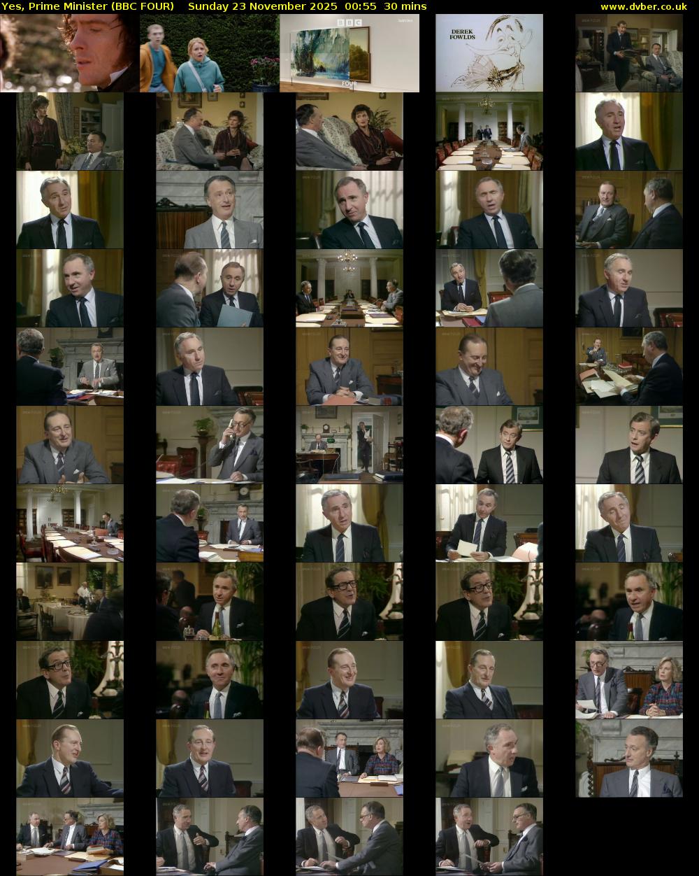 Yes, Prime Minister (BBC FOUR) Sunday 23 November 2025 00:55 - 01:25