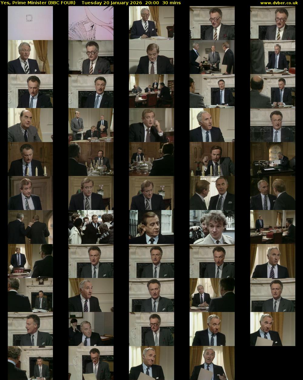 Yes, Prime Minister (BBC FOUR) Tuesday 20 January 2026 20:00 - 20:30