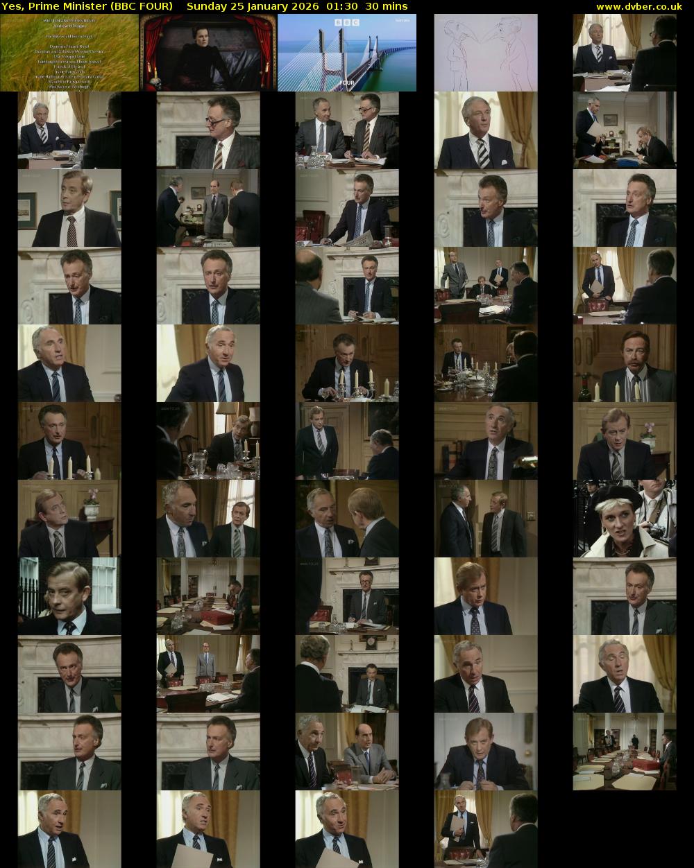 Yes, Prime Minister (BBC FOUR) Sunday 25 January 2026 01:30 - 02:00