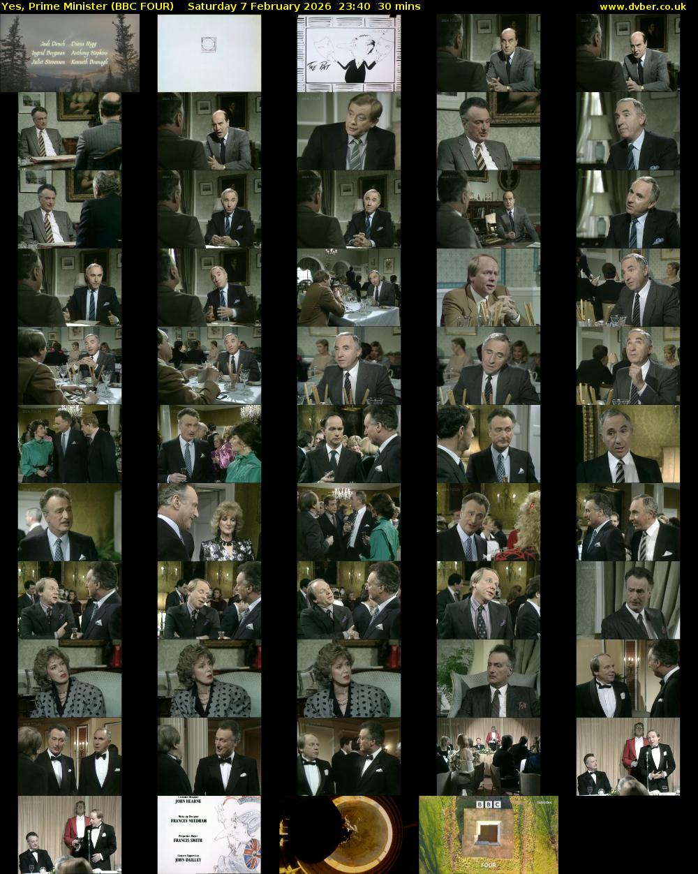 Yes, Prime Minister (BBC FOUR) Saturday 7 February 2026 23:40 - 00:10