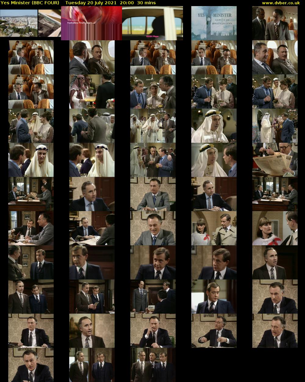 Yes Minister (BBC FOUR) Tuesday 20 July 2021 20:00 - 20:30