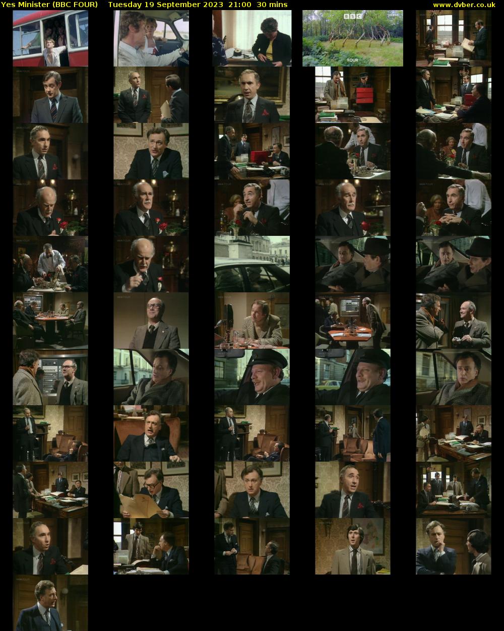 Yes Minister (BBC FOUR) Tuesday 19 September 2023 21:00 - 21:30