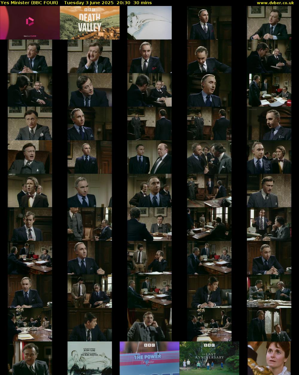 Yes Minister (BBC FOUR) Tuesday 3 June 2025 20:30 - 21:00