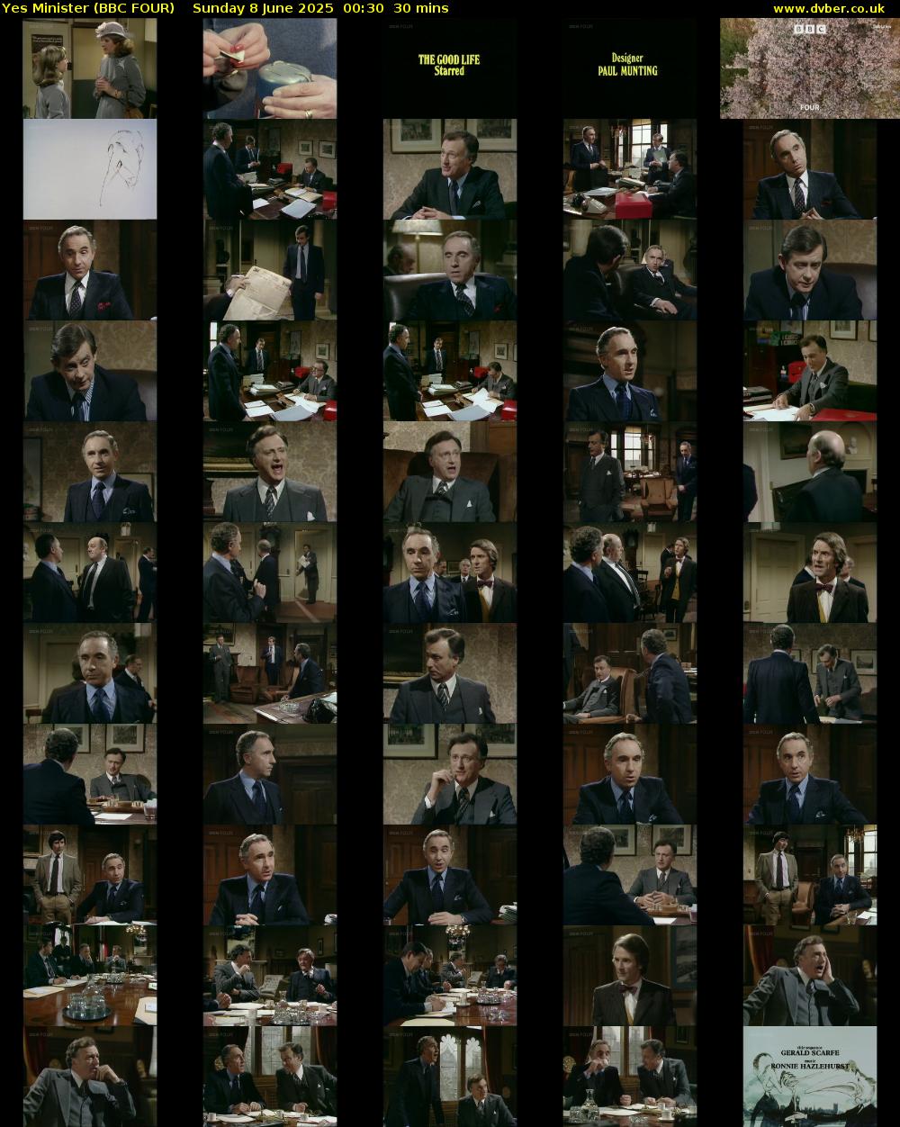 Yes Minister (BBC FOUR) Sunday 8 June 2025 00:30 - 01:00