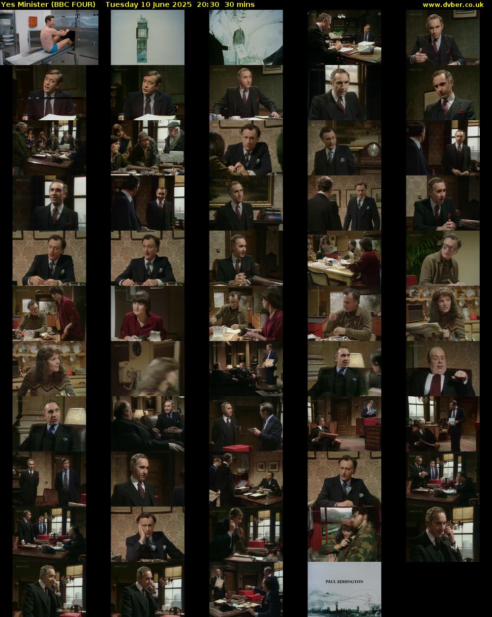 Yes Minister (BBC FOUR) Tuesday 10 June 2025 20:30 - 21:00