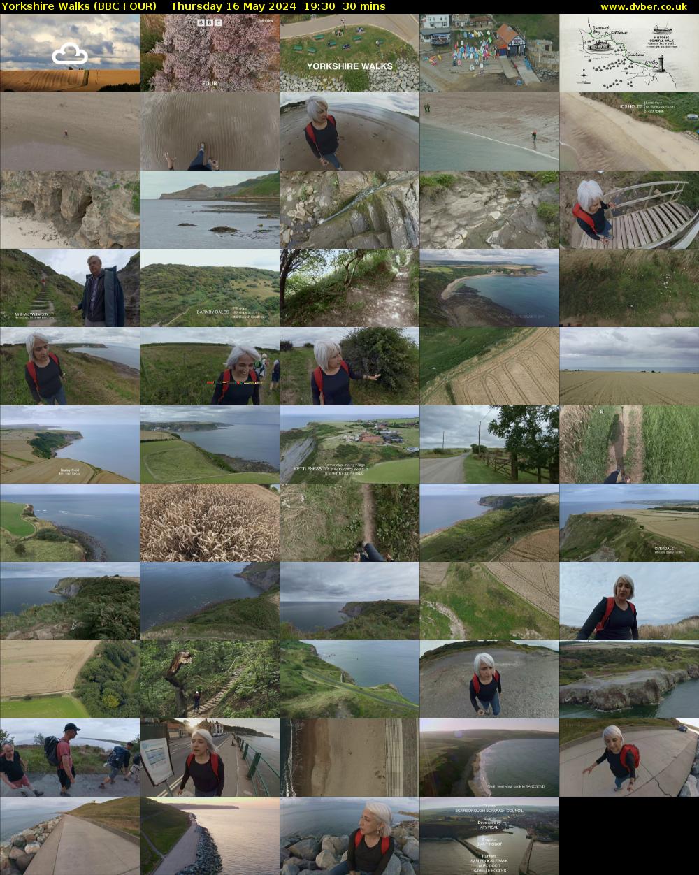 Yorkshire Walks (BBC FOUR) Thursday 16 May 2024 19:30 - 20:00