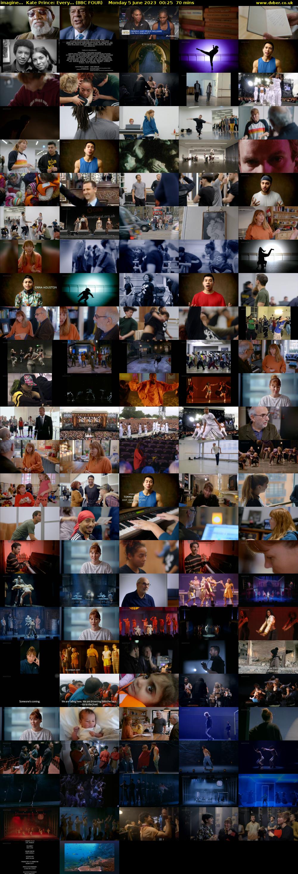 imagine...  Kate Prince: Every... (BBC FOUR) Monday 5 June 2023 00:25 - 01:35