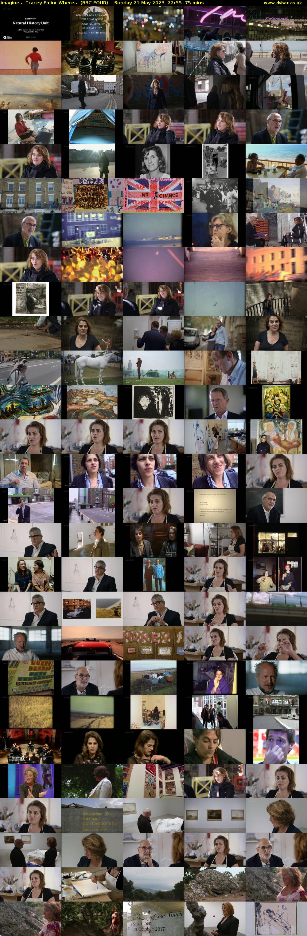 imagine... Tracey Emin: Where... (BBC FOUR) Sunday 21 May 2023 22:55 - 00:10