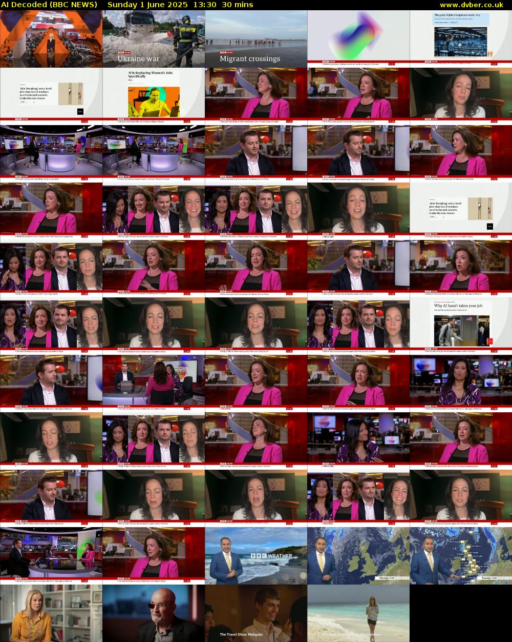 AI Decoded (BBC NEWS) Sunday 1 June 2025 13:30 - 14:00
