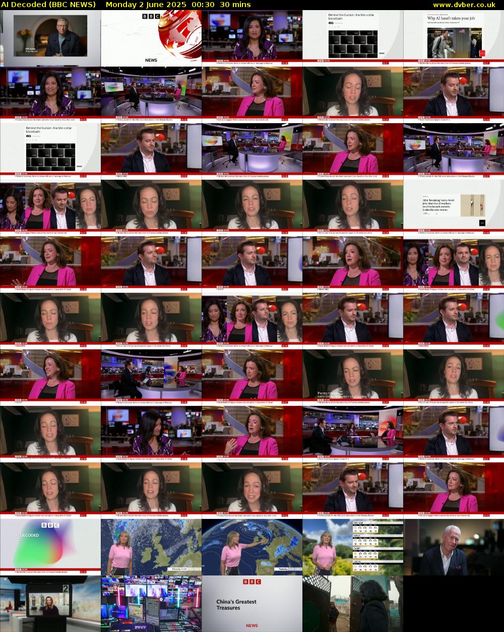 AI Decoded (BBC NEWS) Monday 2 June 2025 00:30 - 01:00