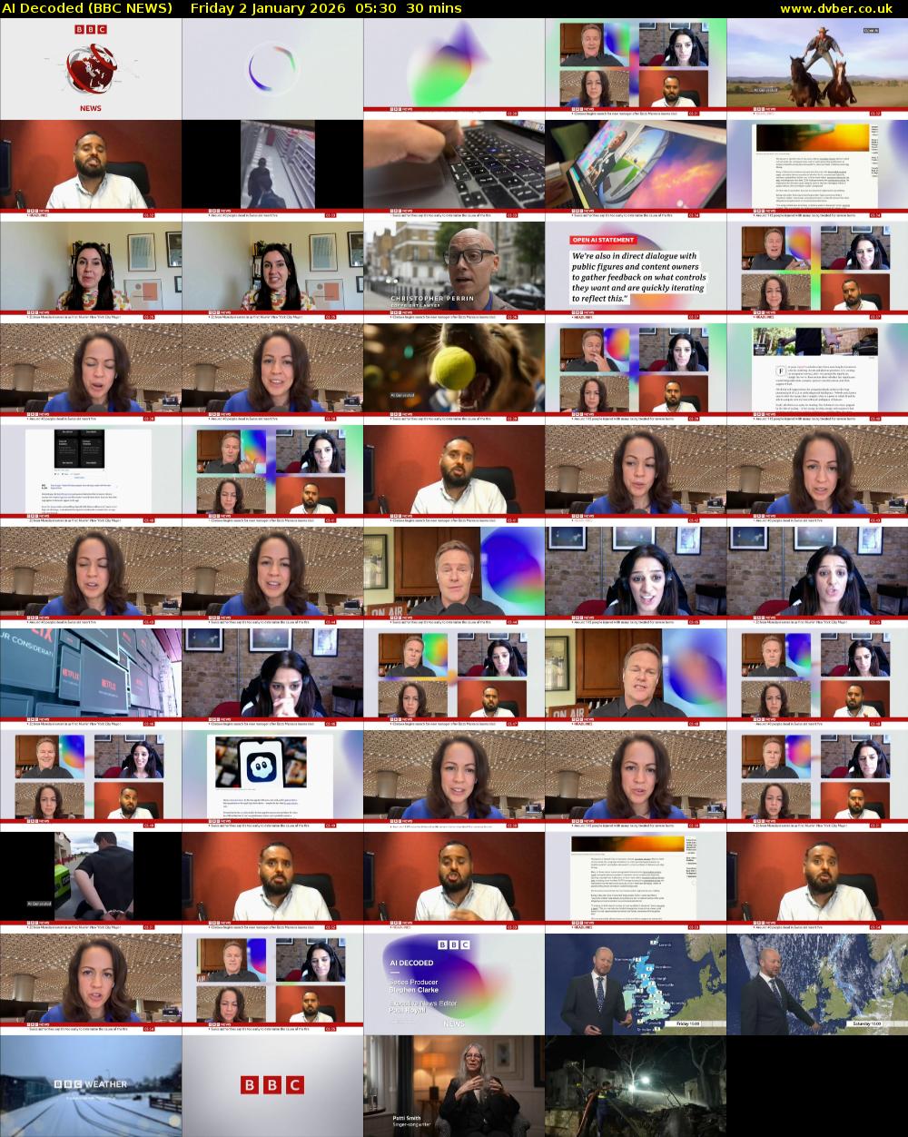 AI Decoded (BBC NEWS) Friday 2 January 2026 05:30 - 06:00