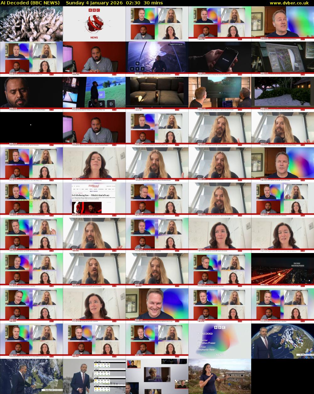 AI Decoded (BBC NEWS) Sunday 4 January 2026 02:30 - 03:00