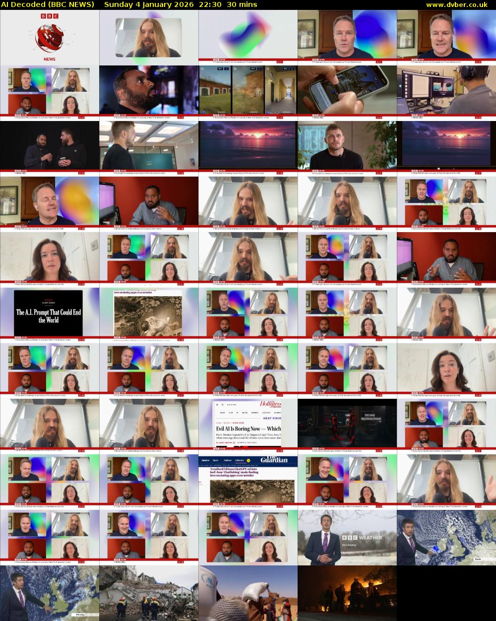 AI Decoded (BBC NEWS) Sunday 4 January 2026 22:30 - 23:00