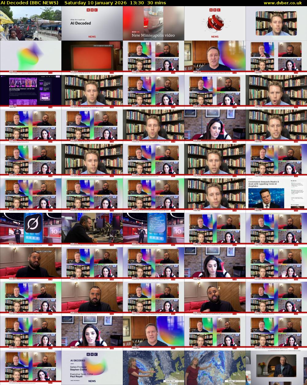 AI Decoded (BBC NEWS) Saturday 10 January 2026 13:30 - 14:00