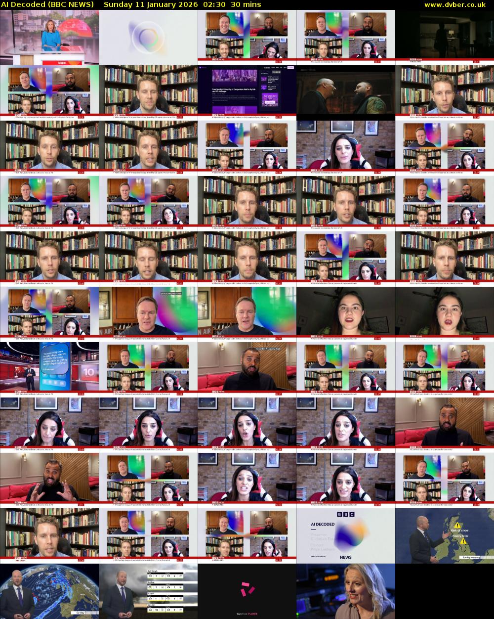 AI Decoded (BBC NEWS) Sunday 11 January 2026 02:30 - 03:00