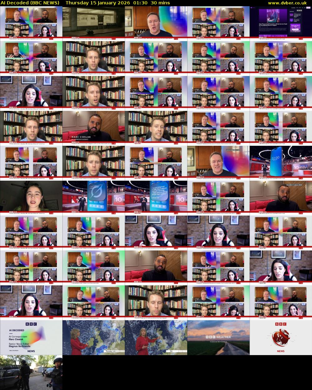 AI Decoded (BBC NEWS) Thursday 15 January 2026 01:30 - 02:00