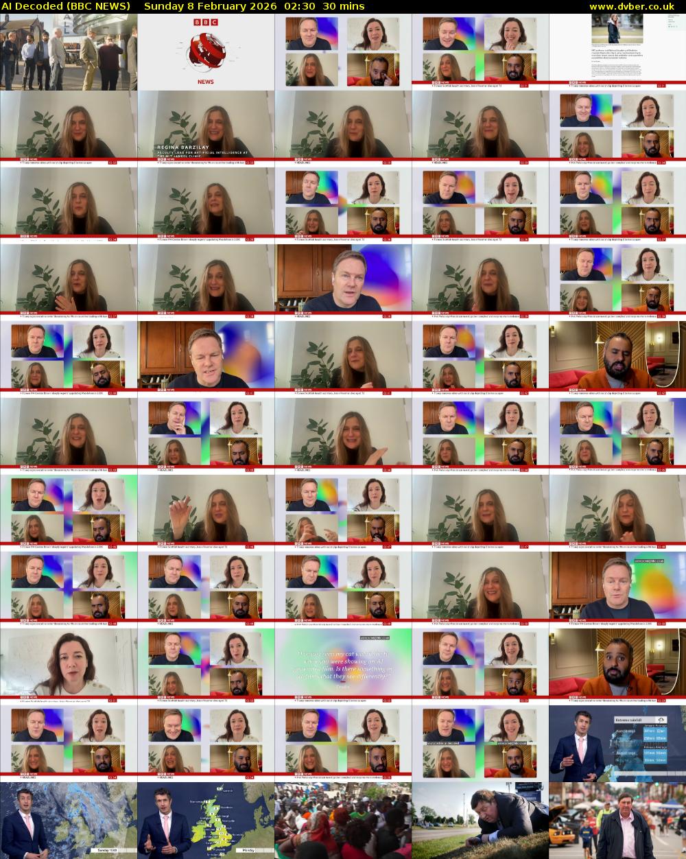 AI Decoded (BBC NEWS) Sunday 8 February 2026 02:30 - 03:00