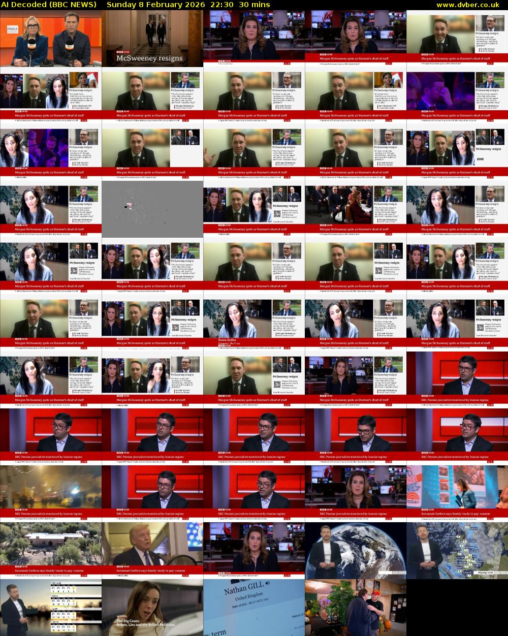 AI Decoded (BBC NEWS) Sunday 8 February 2026 22:30 - 23:00