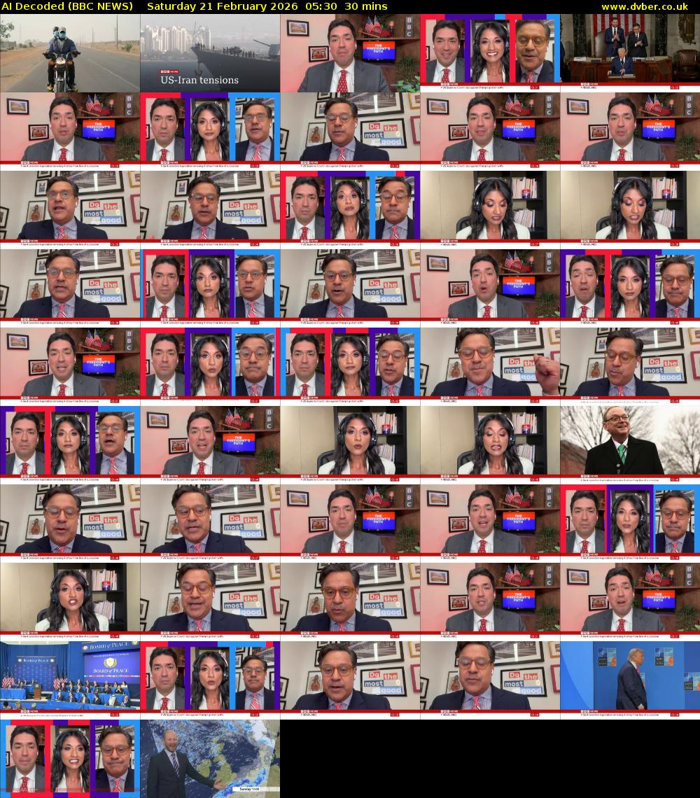 AI Decoded (BBC NEWS) Saturday 21 February 2026 05:30 - 06:00
