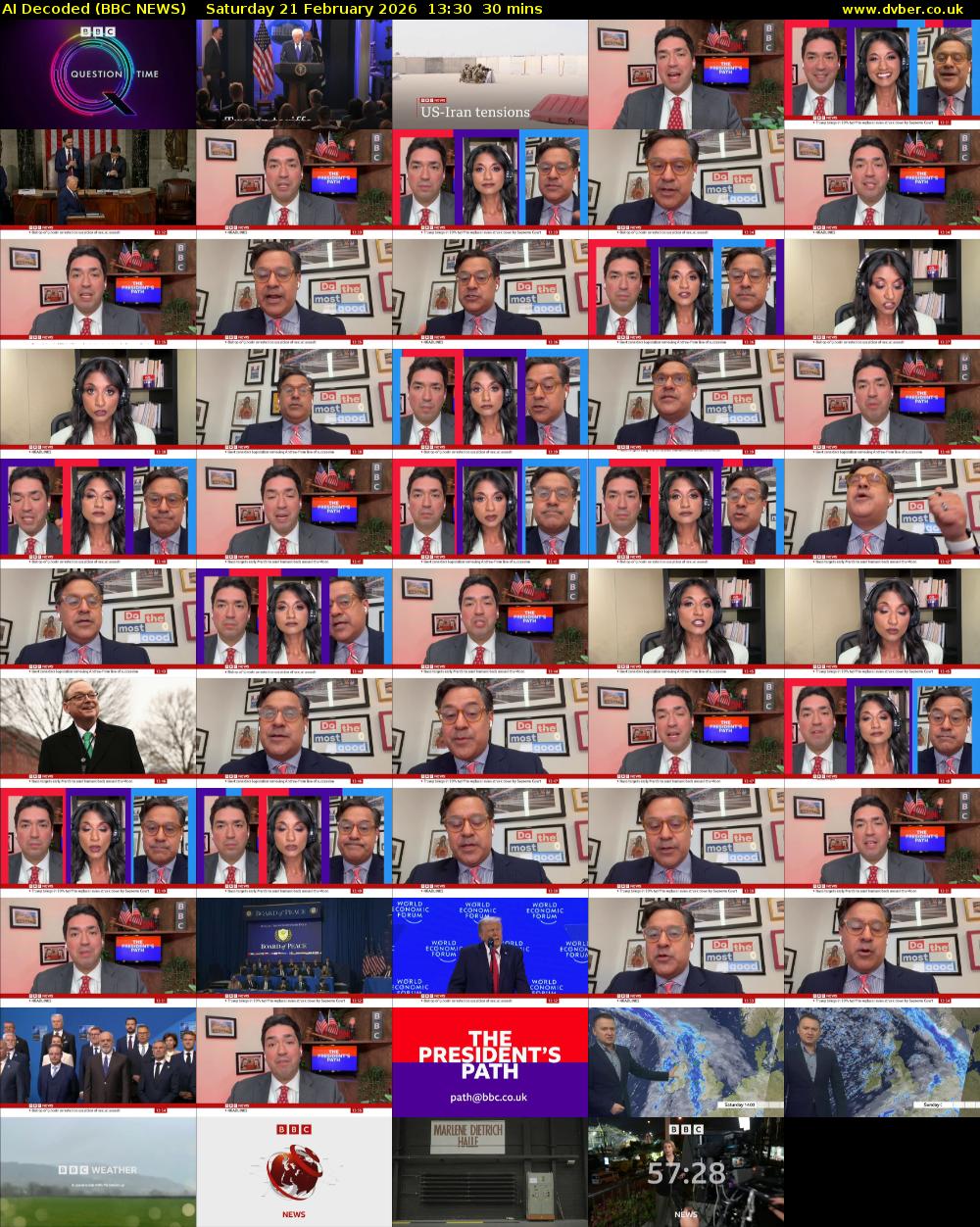 AI Decoded (BBC NEWS) Saturday 21 February 2026 13:30 - 14:00