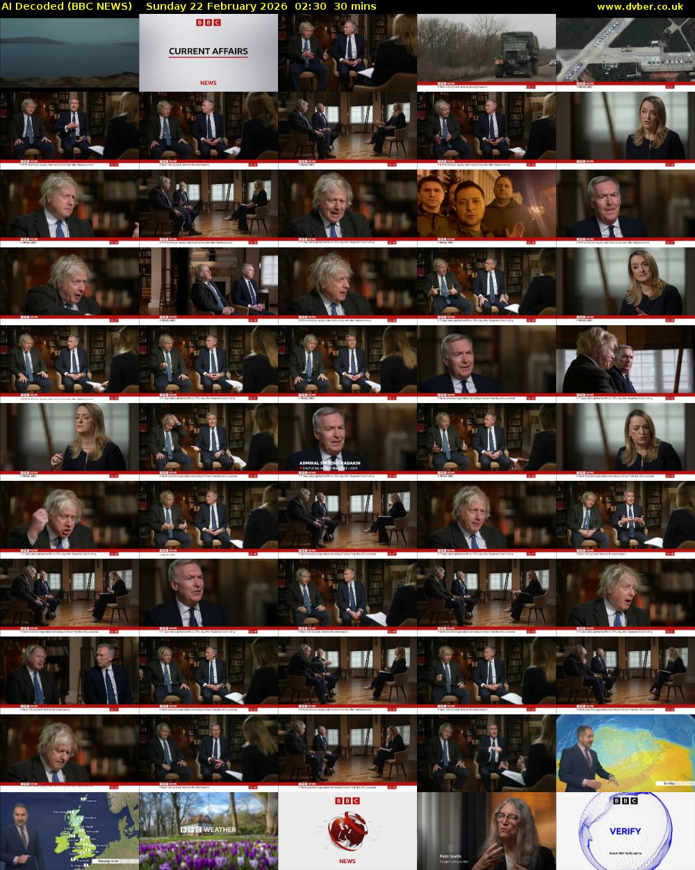 AI Decoded (BBC NEWS) Sunday 22 February 2026 02:30 - 03:00