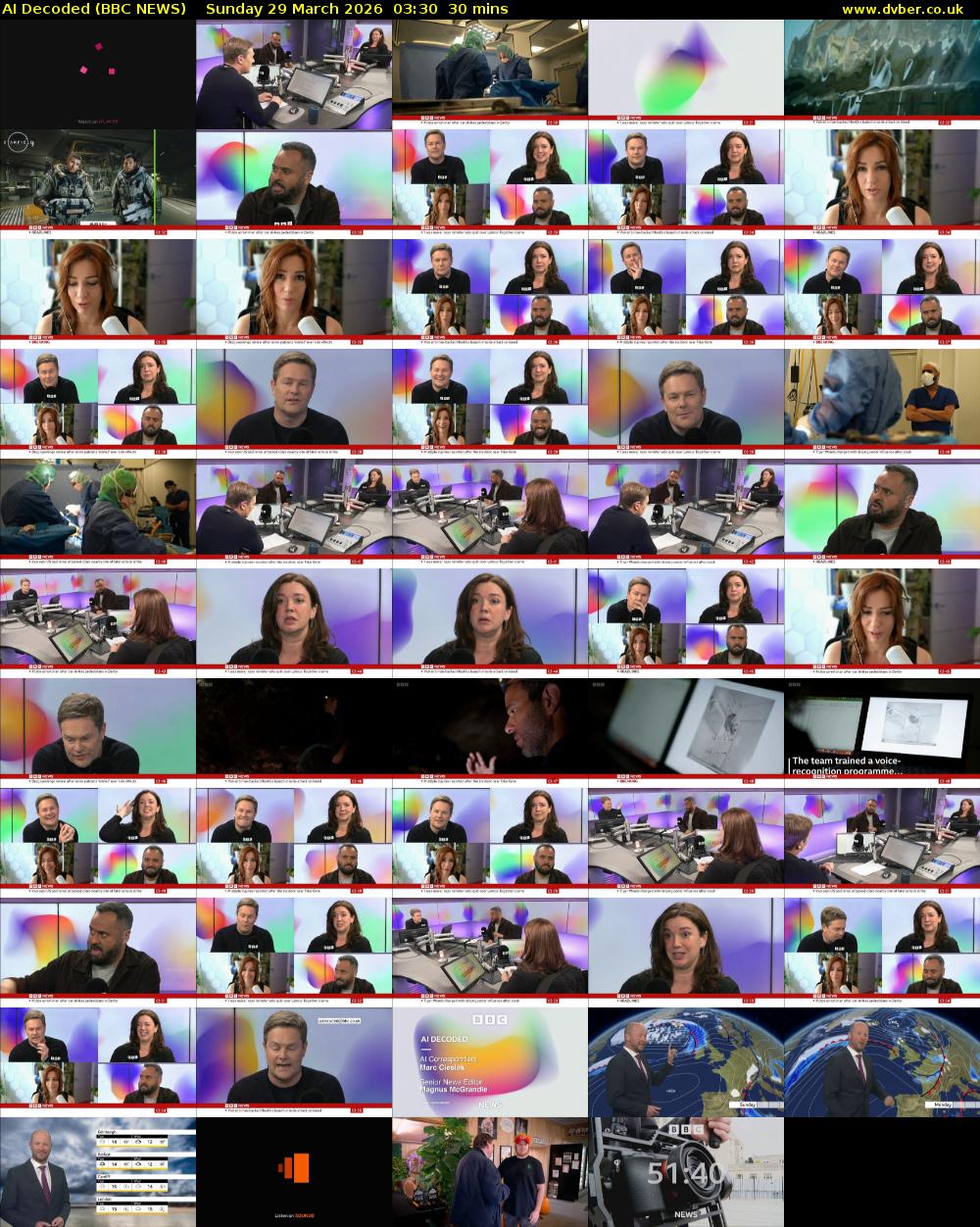 AI Decoded (BBC NEWS) Sunday 29 March 2026 03:30 - 04:00