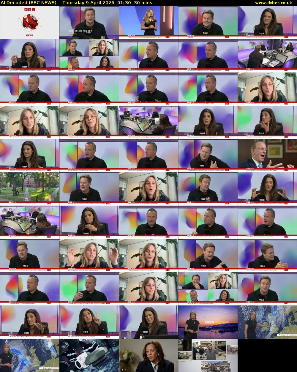 AI Decoded (BBC NEWS) Thursday 9 April 2026 01:30 - 02:00