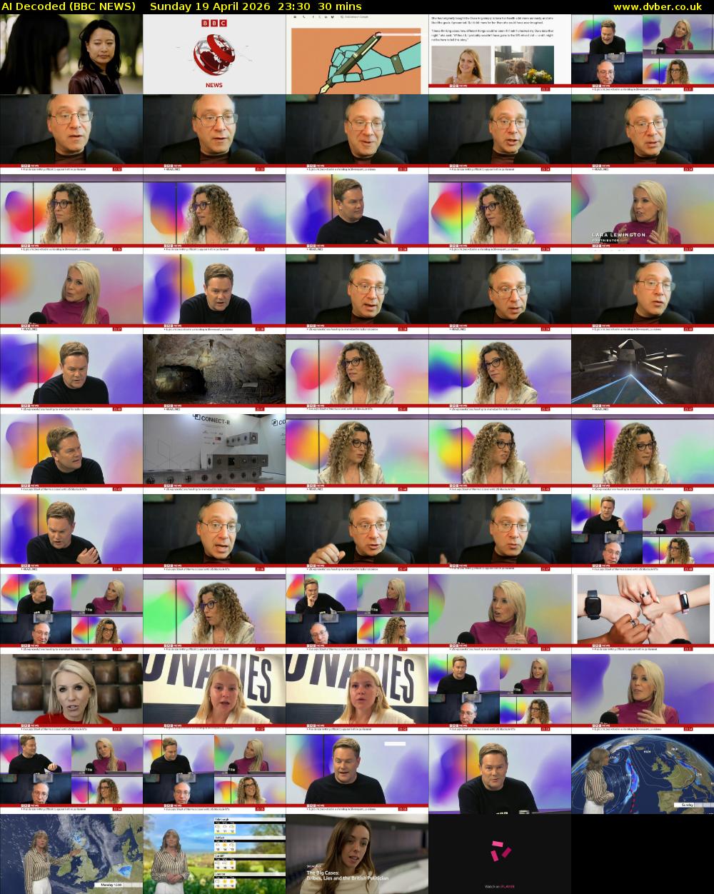 AI Decoded (BBC NEWS) Sunday 19 April 2026 23:30 - 00:00