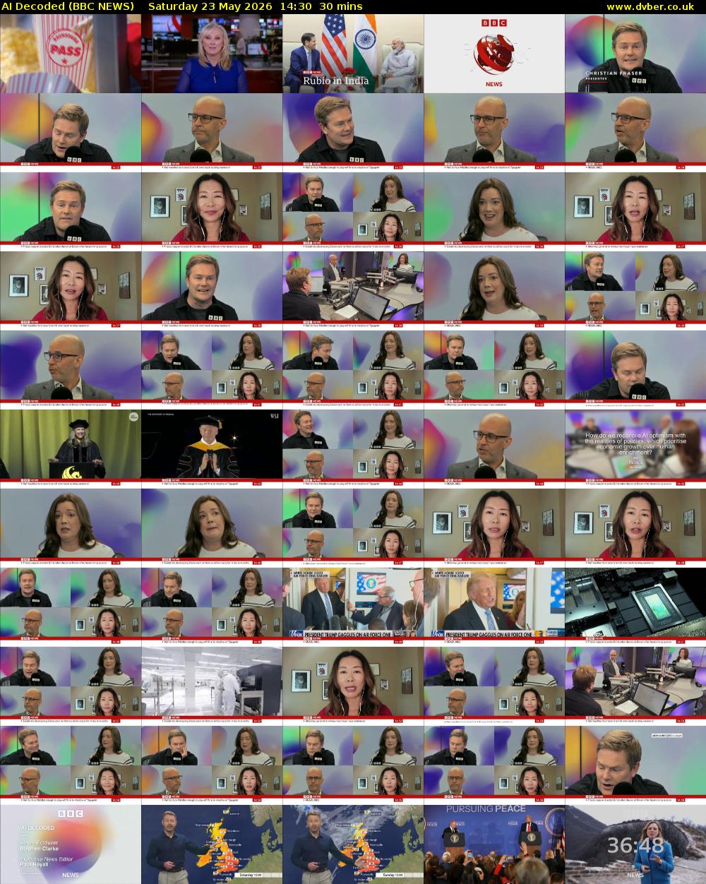 AI Decoded (BBC NEWS) Saturday 23 May 2026 14:30 - 15:00