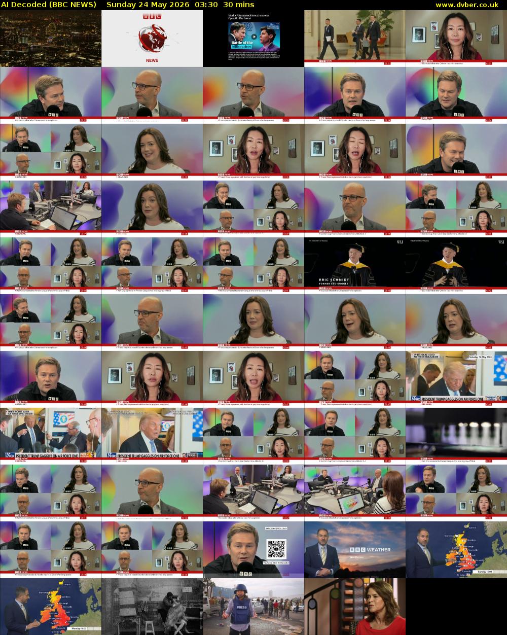 AI Decoded (BBC NEWS) Sunday 24 May 2026 03:30 - 04:00