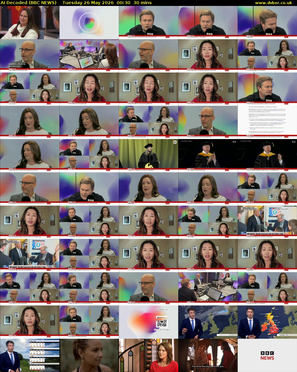 AI Decoded (BBC NEWS) Tuesday 26 May 2026 00:30 - 01:00