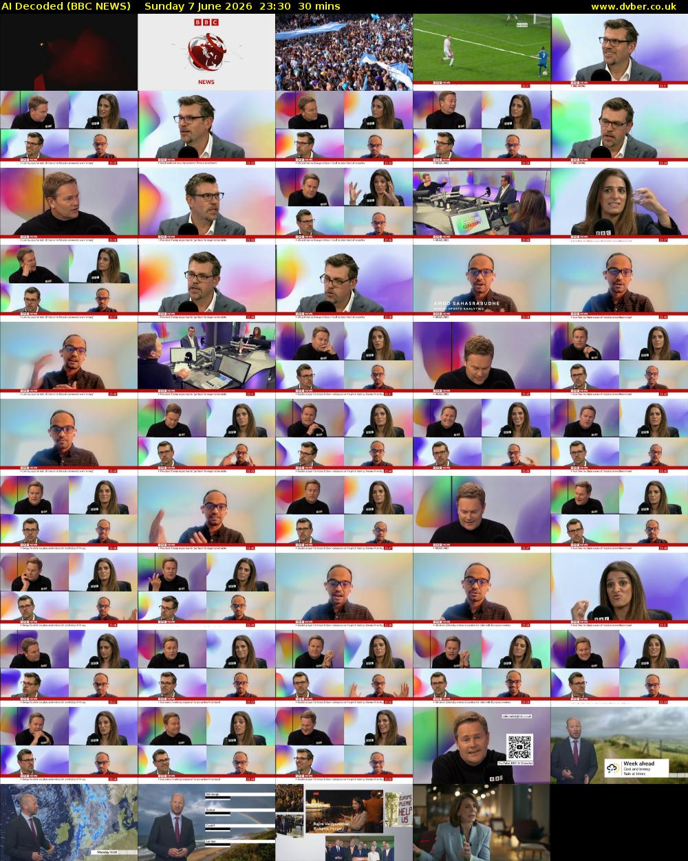 AI Decoded (BBC NEWS) Sunday 7 June 2026 23:30 - 00:00
