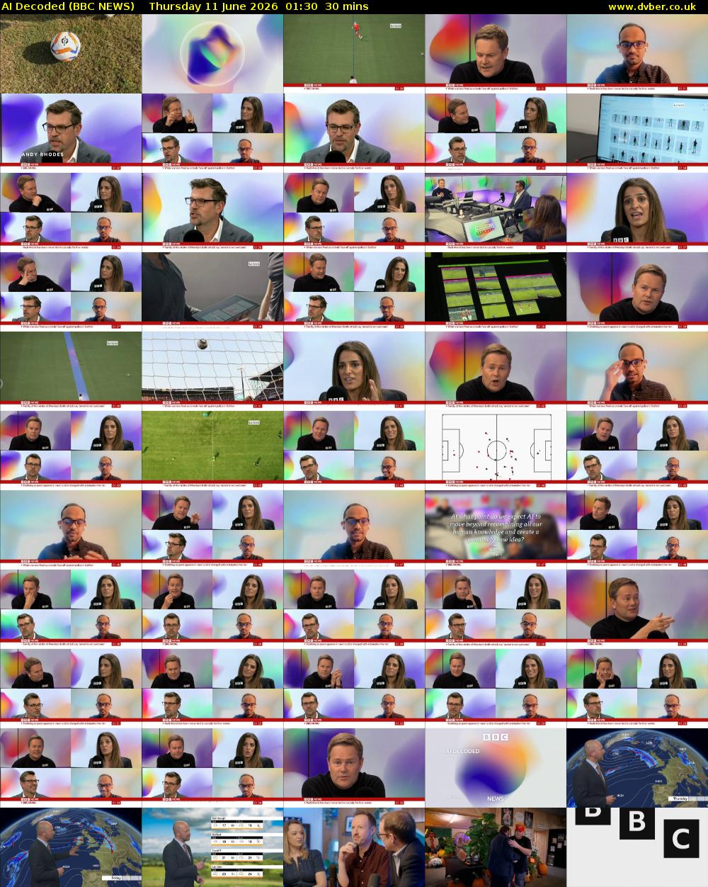 AI Decoded (BBC NEWS) Thursday 11 June 2026 01:30 - 02:00