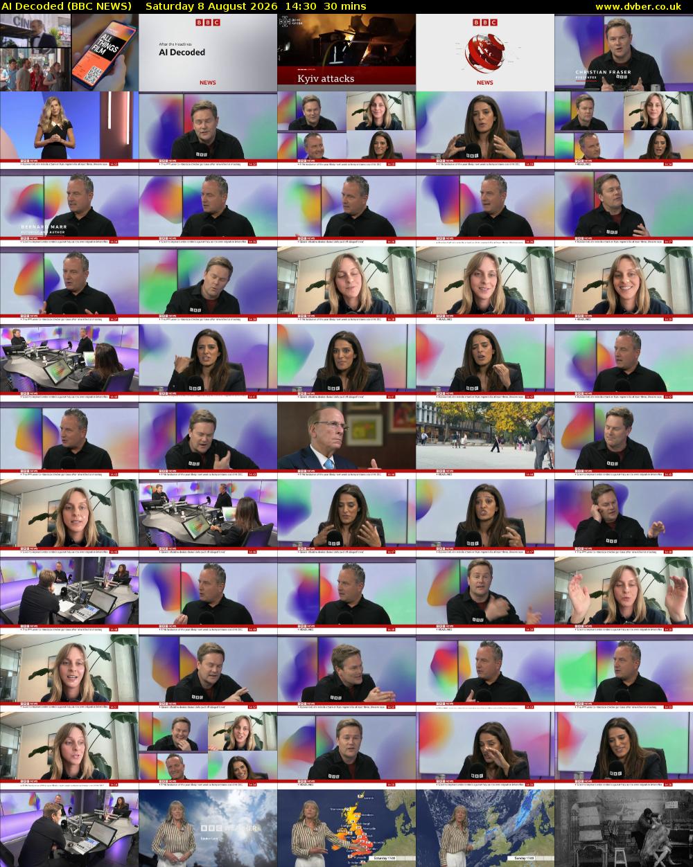 AI Decoded (BBC NEWS) Saturday 8 August 2026 14:30 - 15:00