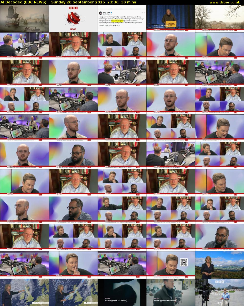 AI Decoded (BBC NEWS) Sunday 20 September 2026 23:30 - 00:00