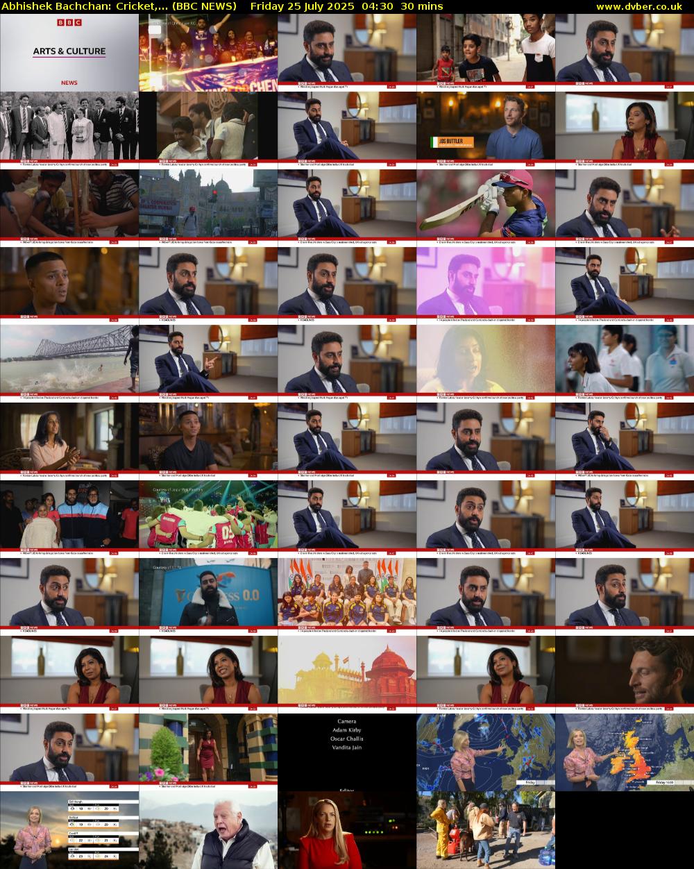 Abhishek Bachchan: Cricket,... (BBC NEWS) Friday 25 July 2025 04:30 - 05:00