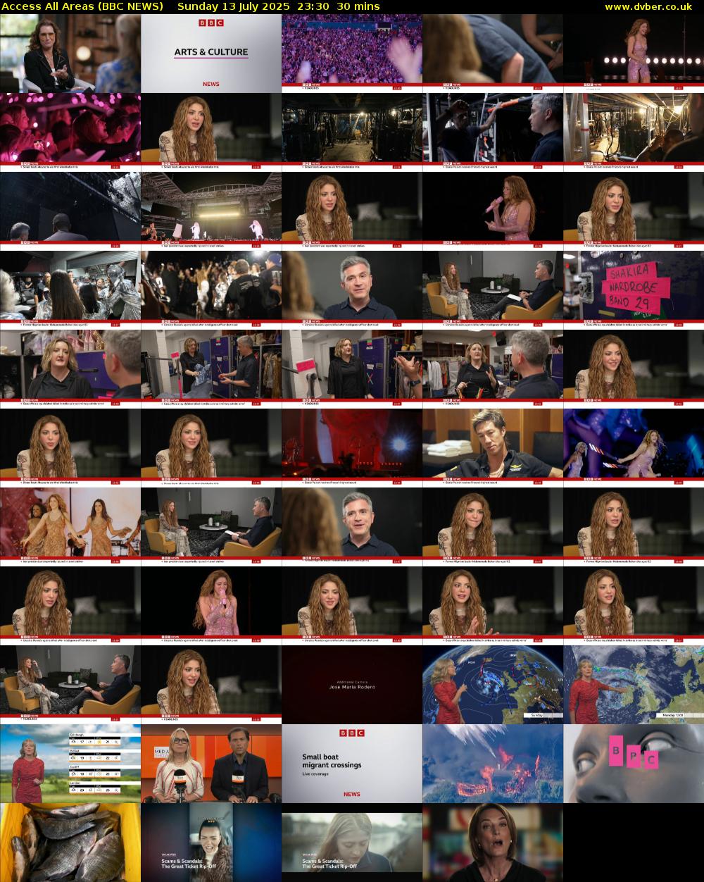 Access All Areas (BBC NEWS) Sunday 13 July 2025 23:30 - 00:00