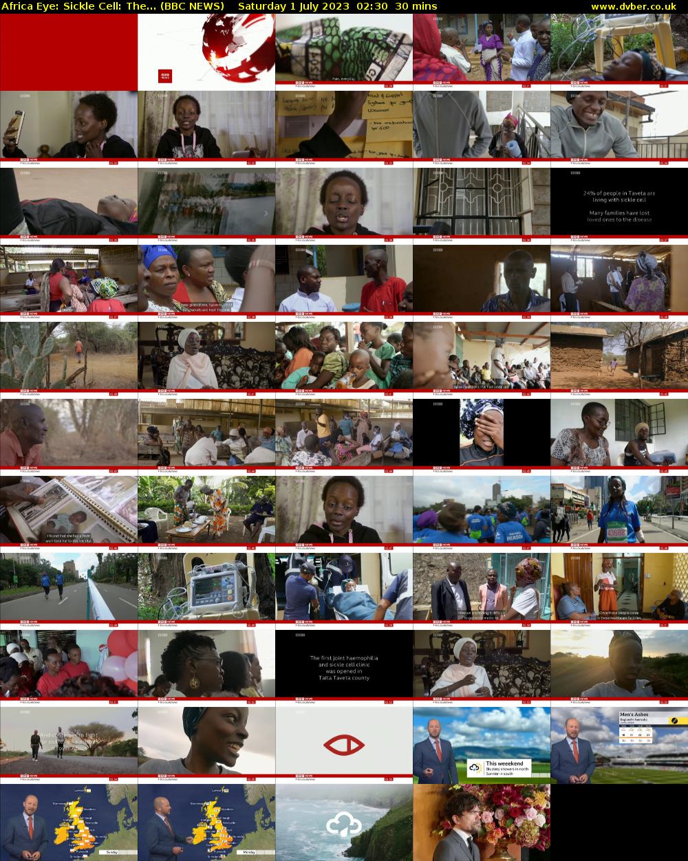 Africa Eye: Sickle Cell: The... (BBC NEWS) Saturday 1 July 2023 02:30 - 03:00