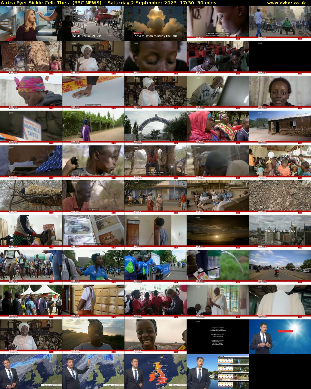 Africa Eye: Sickle Cell: The... (BBC NEWS) Saturday 2 September 2023 17:30 - 18:00